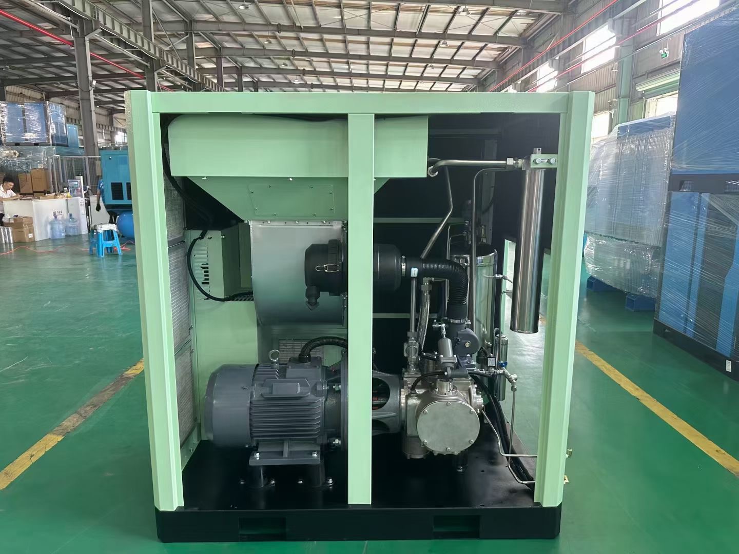 37kw/50hp Oil Free Water-lubrication Industrial Silent Smart Screw Air Compressor