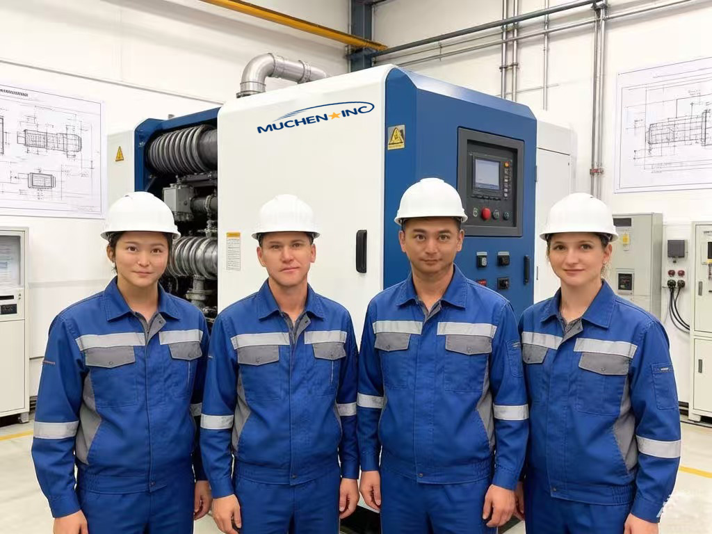 VSD 30Kw 8Bar 5.0m³/MinHigh Energy Industrial Screw Air Compressor For Textile Use