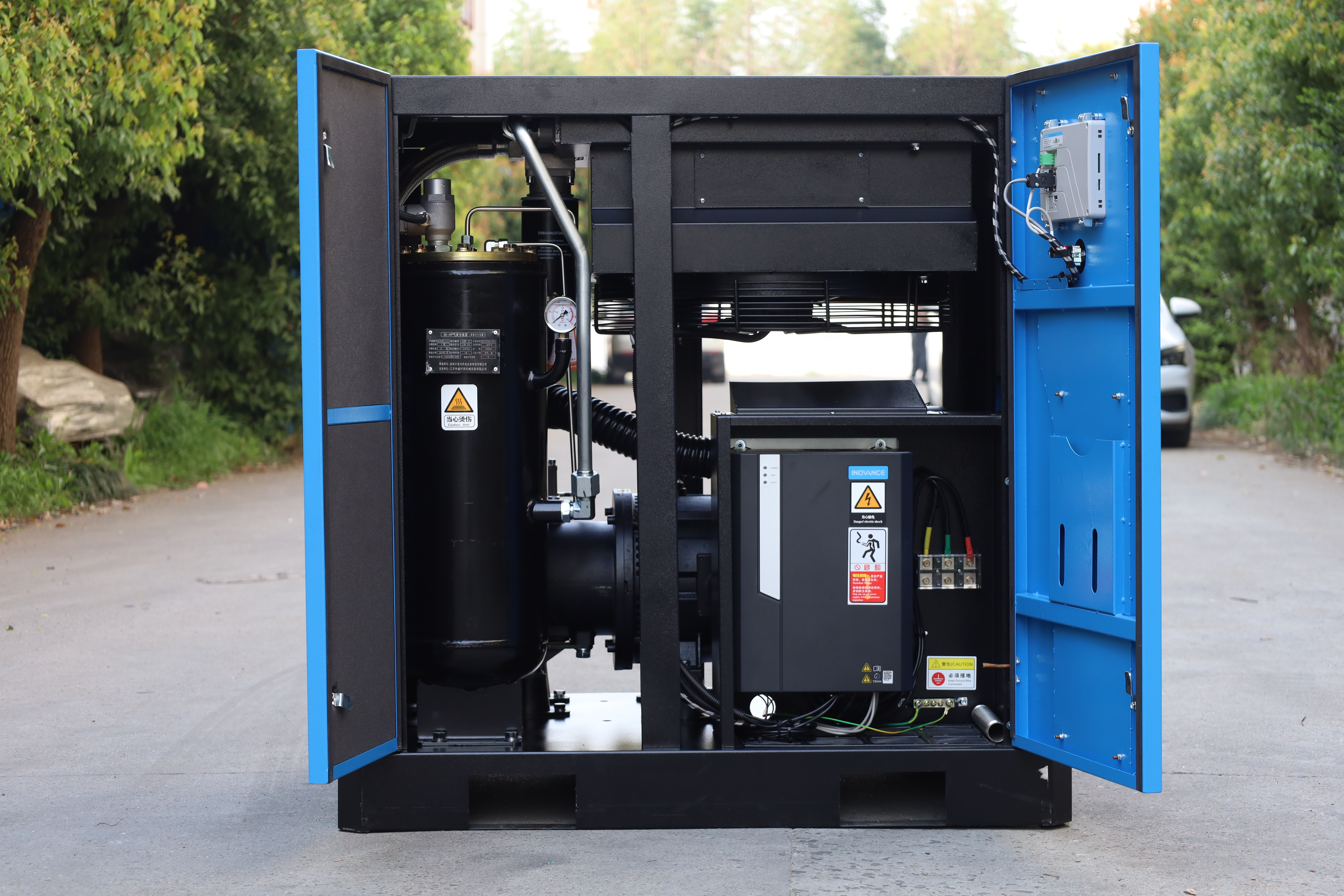 VSD 30Kw 8Bar 5.0m³/MinHigh Energy Industrial Screw Air Compressor For Textile Use