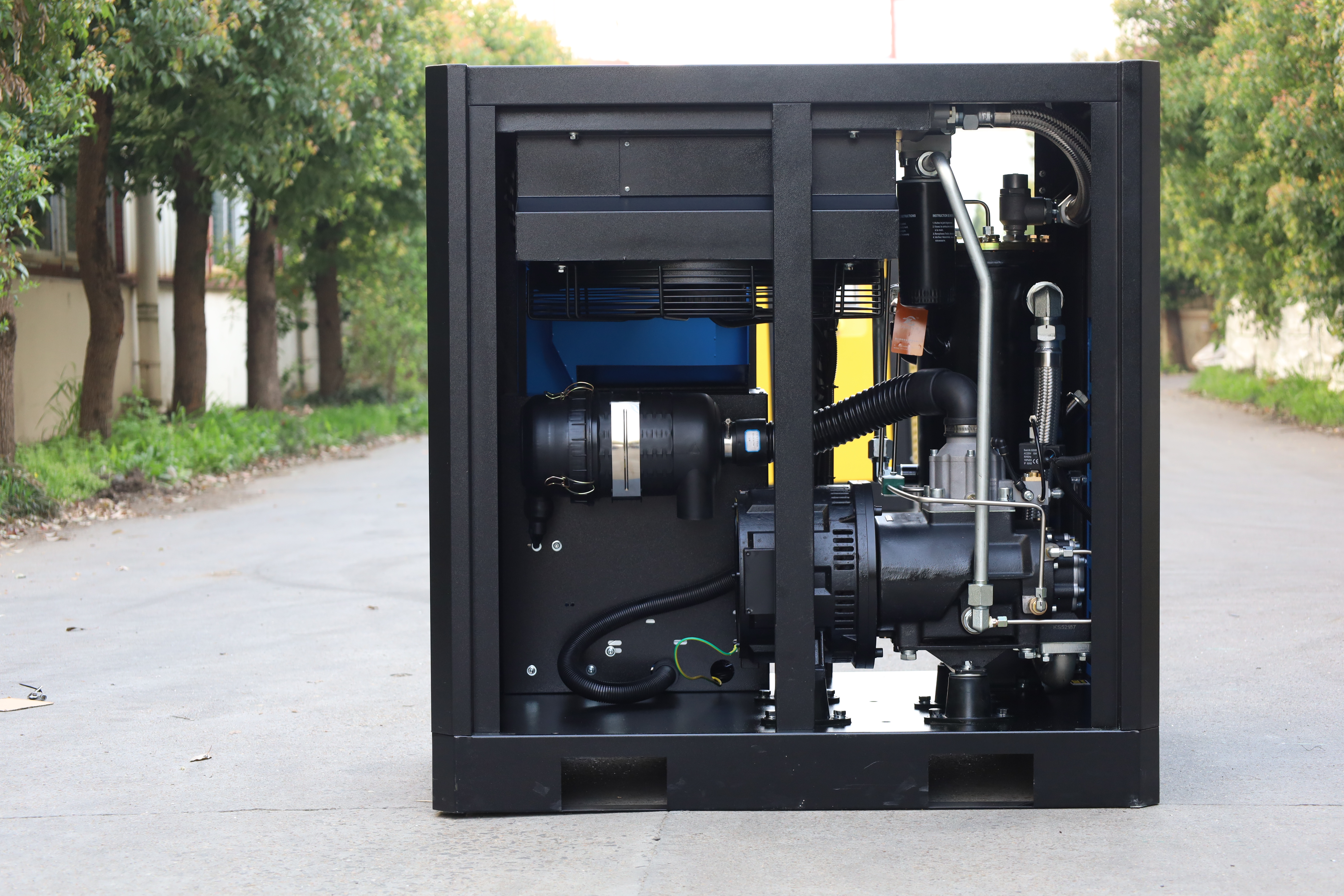 VSD 30Kw 8Bar 5.0m³/MinHigh Energy Industrial Screw Air Compressor For Textile Use
